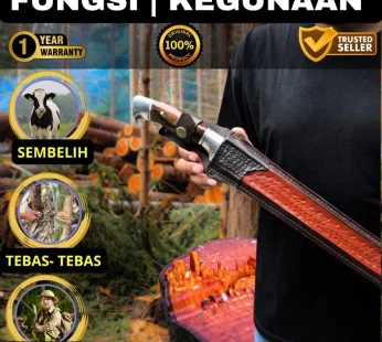 Golok Bahan Per SUP9 Multifungsi Sarung Kulit